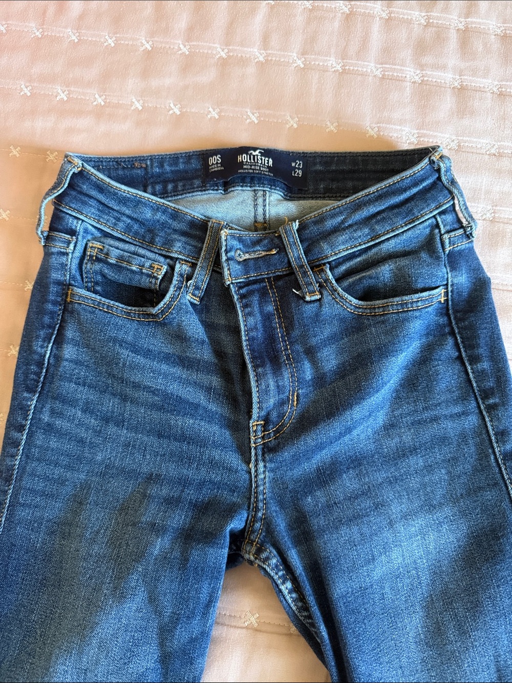 Hollister Medium Blue Skinny Jeans